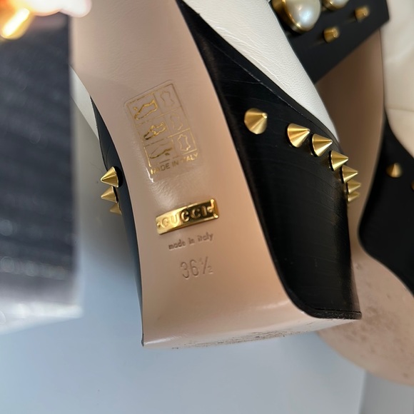 Gucci Vegas Pearl Studded Platforms - Picture 10 of 16